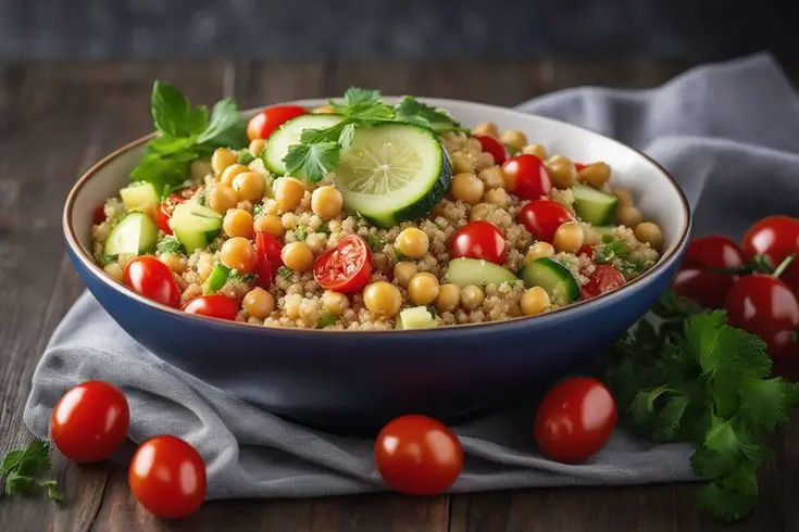 Salada de Grão de Bico: Sabor, Saúde e Praticidade em um Prato Só!