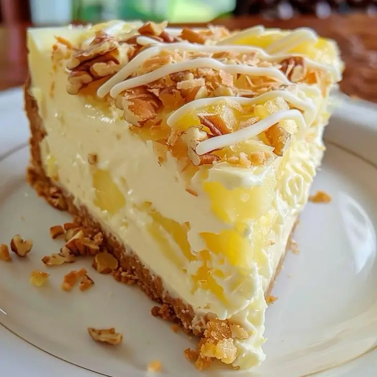 Cheesecake de Abacaxi: O Toque Tropical Perfeito para Qualquer Ocasião!